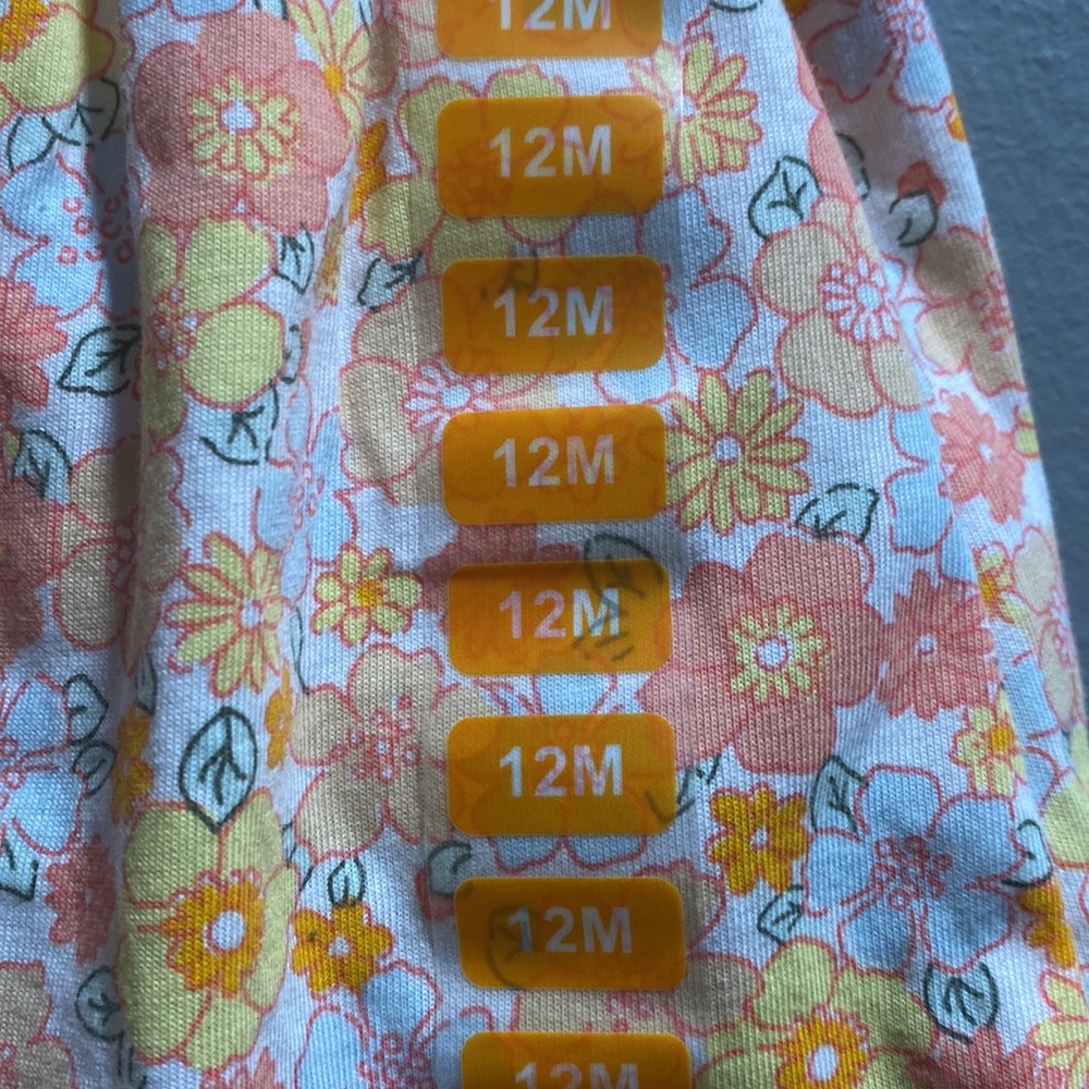 BRAND NEW BABY GIRL CARTERS SET SIZE 12 MONTHS! NWT. SMOKE FREE HOME! - Picture 3 of 4